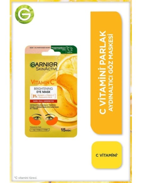 Garnier C Vitamini Parlak Aydınlatıcı Göz Maskesi 5gr 