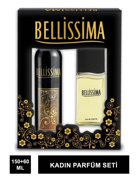 Bellissima Kadın Parfüm Seti EDT Parfüm 60ml + Deodorant 150ml 