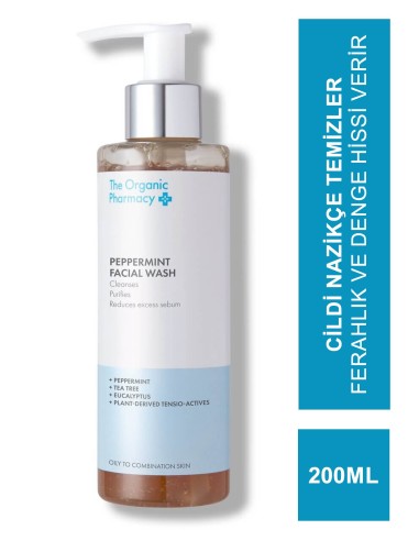 The Organic Pharmacy Peppermint Facial Wash 200 ml 