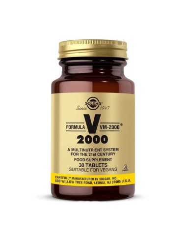 Solgar Formula VM-2000 Multivitamin ve Mineral 30 Tablet 