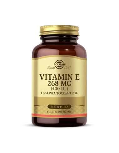 Solgar Vitamin E 400 IU 50 Yumuşak Jelatin Kapsül 