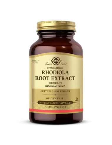 Solgar Rhodiola Root Extract 60 Bitkisel Kapsül 