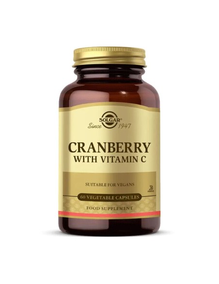 Solgar Cranberry With Vitamin C 60 Kapsül 