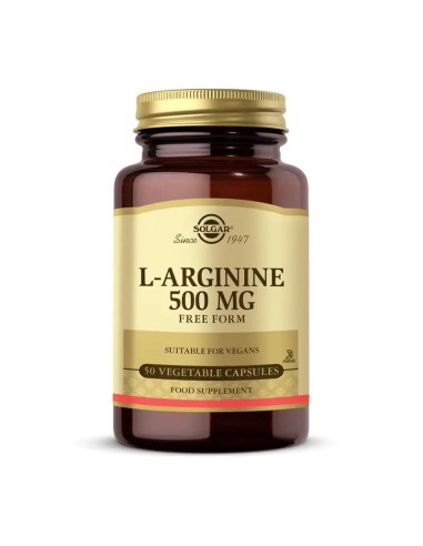 Solgar L-Arginine 500 mg 50 Kapsül 