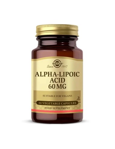 Solgar Alpha Lipoic Acid 60 mg 30 Kapsül 