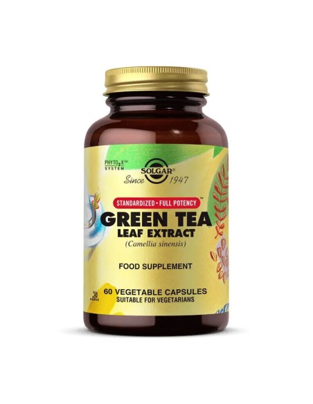 Solgar Green Tea Leaf Extract 60 Kapsül 