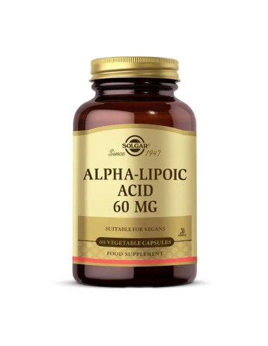 Solgar Alpha Lipoic Acid 60 mg 60 Kapsül 