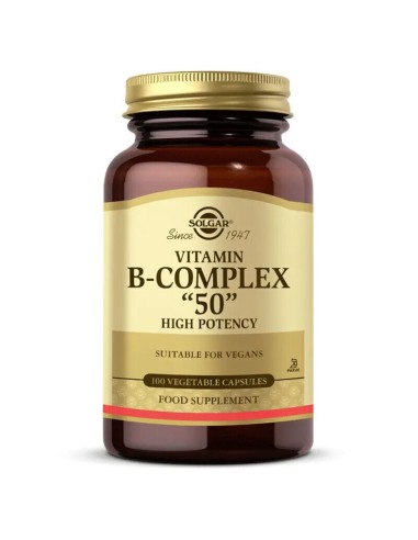 Solgar Vitamin B-Complex 50 - 100 Bitkisel Kapsül 