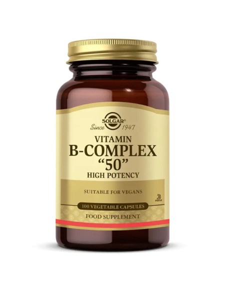 Solgar Vitamin B-Complex 50 - 100 Bitkisel Kapsül 