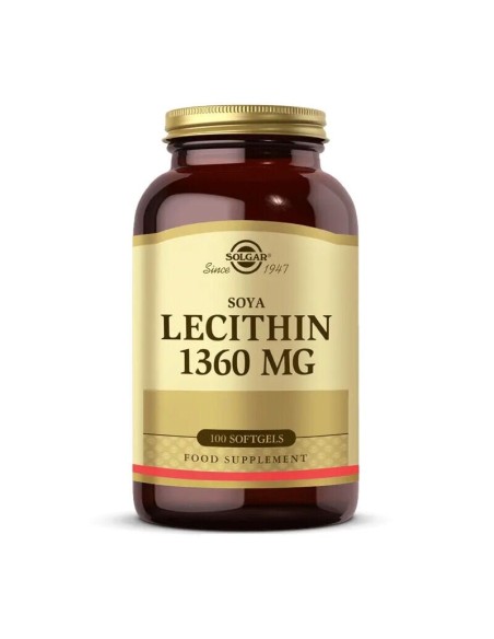 Solgar Lecithin 1360 mg 100 Yumuşak Jelatin Kapsül 