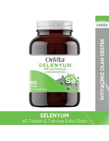 OnVita Selenyum 200mcg 60 Tablet 