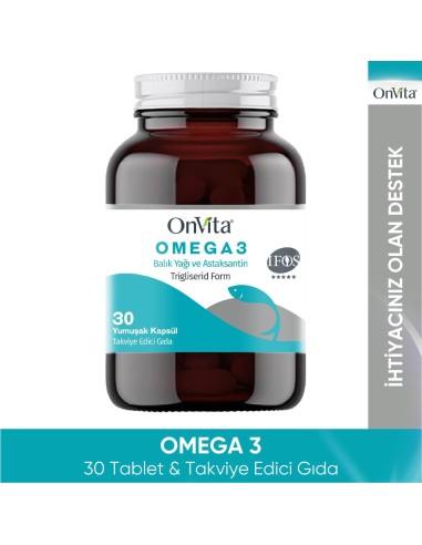 OnVita Omega 3 30 Kapsül 