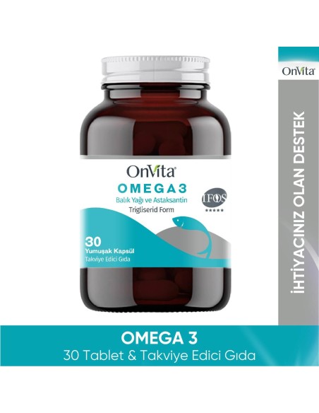 OnVita Omega 3 30 Kapsül 