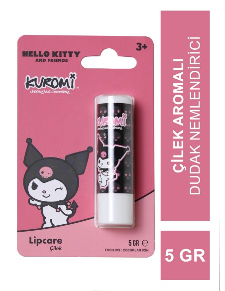 Hello Kitty Kuromi Lipcare Çocuk Dudak Koruyucu Çilekli 5 gr 