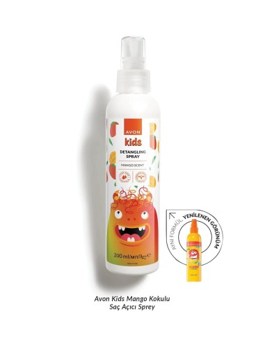 Avon Kids Mango Kokulu Saç Açıcı Sprey 200ml 