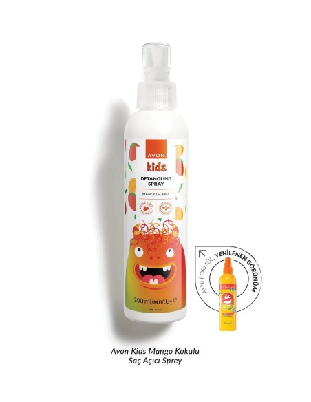 Avon Kids Mango Kokulu Saç Açıcı Sprey 200ml 