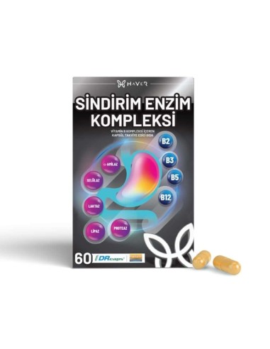 Haver Sindirim Enzim Kompleksi 60 Kapsül 