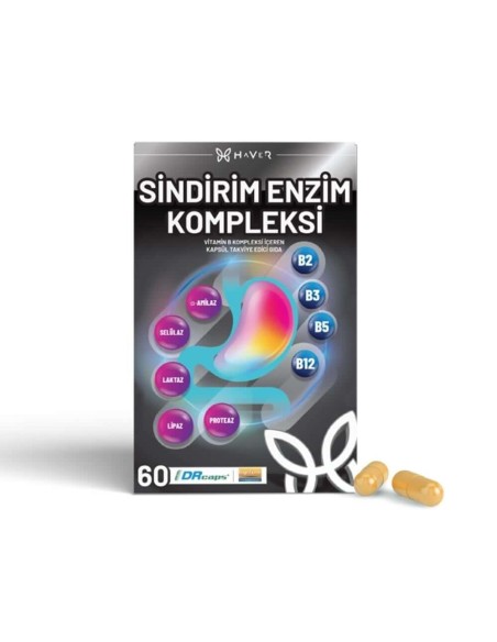 Haver Sindirim Enzim Kompleksi 60 Kapsül 