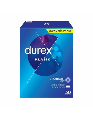 Durex Klasik Prezervatif 30 Adet 