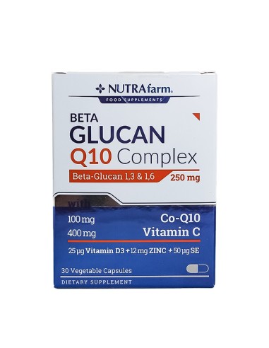 Dermoskin NutraFarm Beta Glukan Q10 Complex 250mg 30 Kapsül 