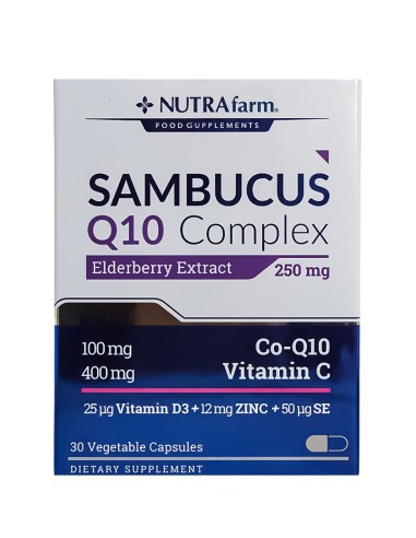 Dermoskin Nutrafarm Sambucus Q10 Complex 30 Kapsül 