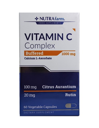 Dermoskin NutraFarm Buffered Vitamin C Complex 1000 mg 60 Kapsül 