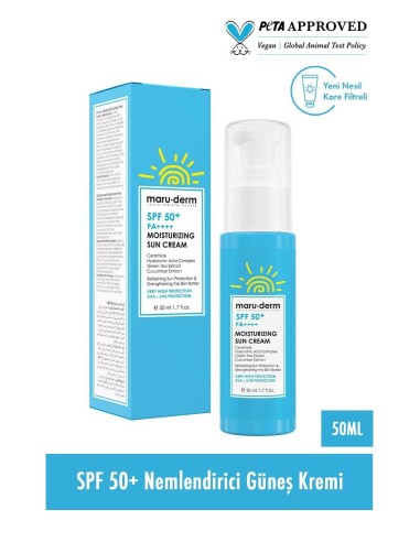 Maruderm SPF 50+ Nemlendirici Güneş Kremi 50 ml 