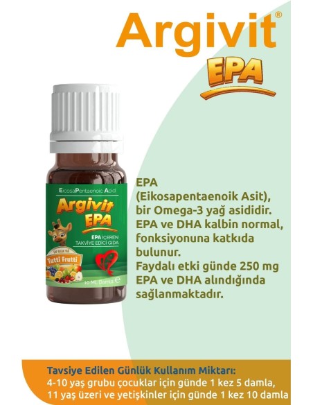 Argivit EPA Damla 10ml 