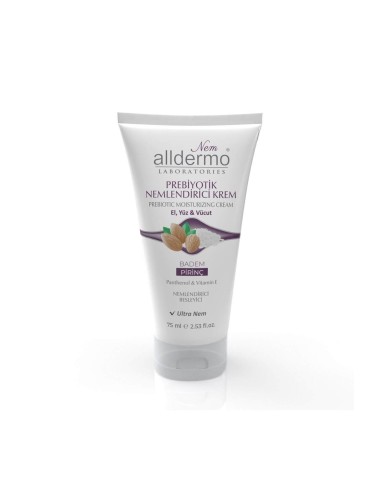 Alldermo Probiyotik Nemlendirici Krem Badem Pirinç 75ml 