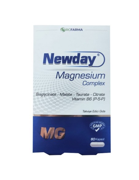 Newday Magnezyum Complex 60 Kapsül 