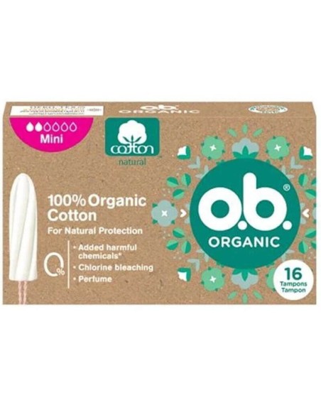 O.B Organic Mini Tampon 16 Adet 