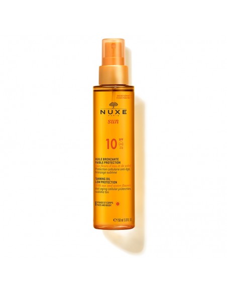 Nuxe Sun Bronzlaştırıcı Yüz ve Vücut Yağı SPF 10 150 Ml