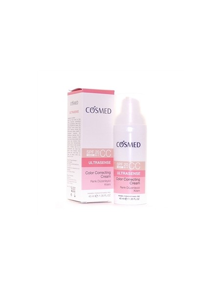 Cosmed Ultrasense Color Correcting CC Cream Spf 20 Light 40 Ml