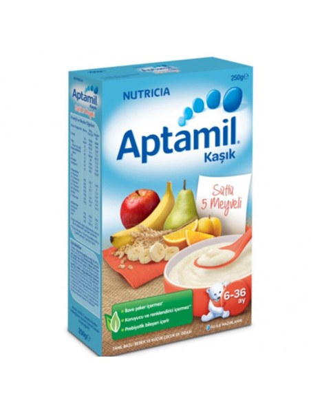 Milupa Aptamil 5 Meyveli Kaşık Maması 250gr