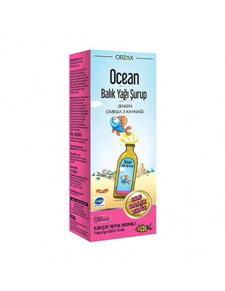 Ocean Balık Yağı Şurubu 150ml  - Karışık Meyve Aromalı