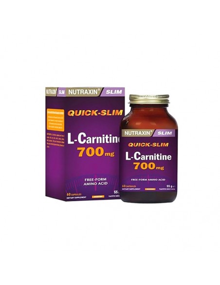 Nutraxin L-Carnitine 700 mg 60 Kapsül