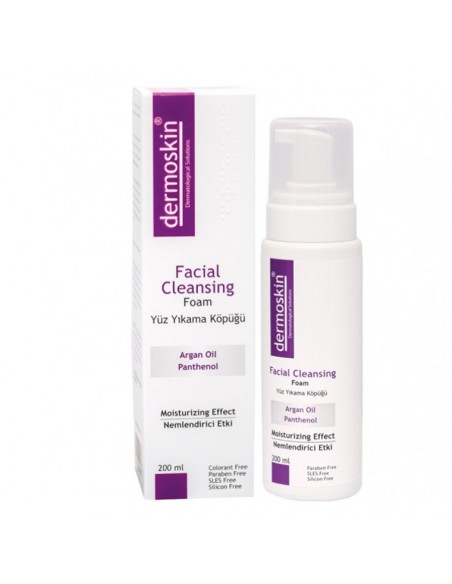 Dermoskin Facial Cleansing Foam 200 ml Yüz Temizleme Köpüğü