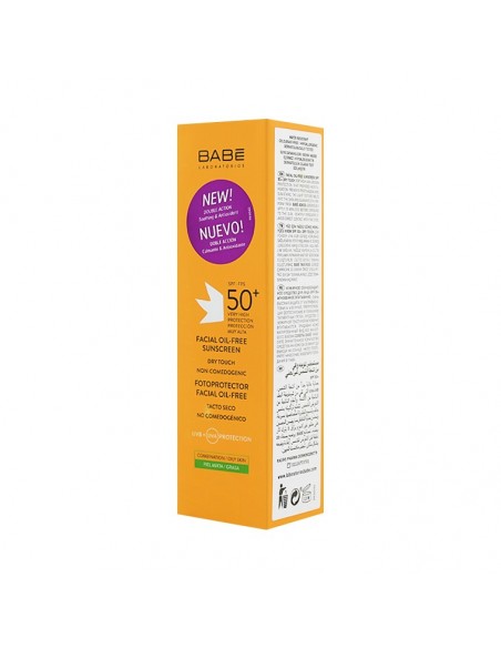 Babe SPF 50+ Facial Oil Free 50 ml Yüz İçin Yağsız Güneş Koruyucu