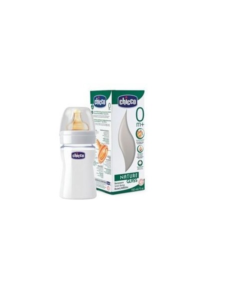 Chicco Naturel Glass Kauçuk Biberon 150ml