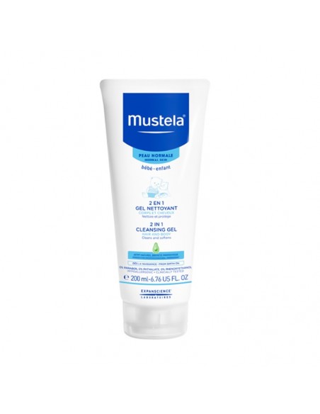 Mustela 2 in 1 Cleansing Gel 200 ml Saç Ve Vücut Şampuanı