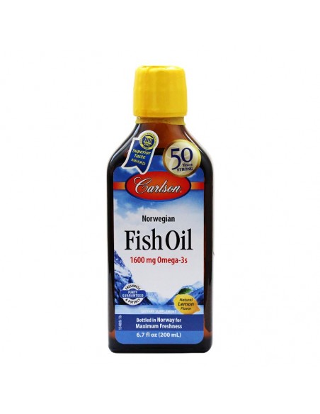 Carlson Fish Oil Omega 3 Balık Yağı Şurubu Limon Aromalı 200ml