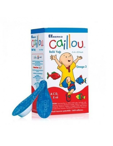 Caillou Balık Yağı 5ml x 20 Kaşık Omega 3