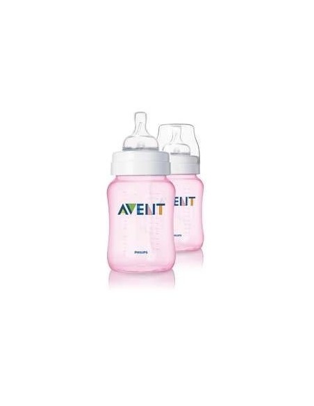 Philips Avent Biberon 260ml 2'li Pembe