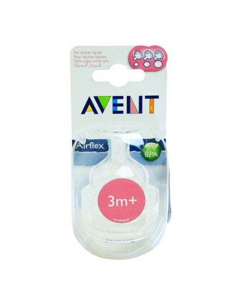 Philips Avent Biberon Emziği Akış Ayarlı 3+ 2'li SCF635/27