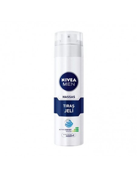 Nivea For Men Sensitive Hassas Ciltler için Traş Jeli 200 ml