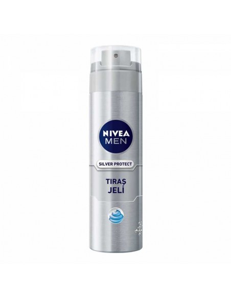 Nivea For Men Silver Protect Traş Jeli 200 ml