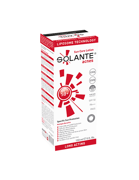 Solante Acnes Lotion Akne ve Sivilce Spf 50 150 ml