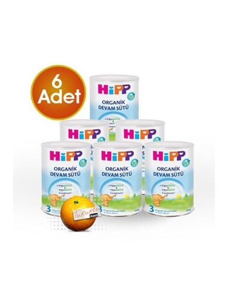 HiPP 3 Organik Combiotik Devam Sütü 350 gr 6 Adet