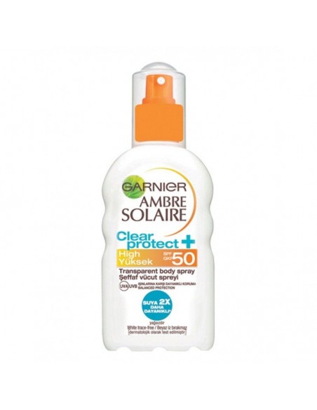 Garnier Ambre Solaire Clear Protect Transparan Koruma Spreyi SPF50