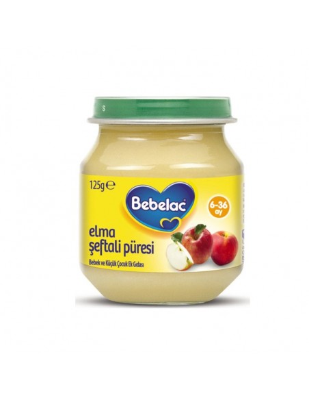 Bebelac Şeftali Elma Püresi 125 gr